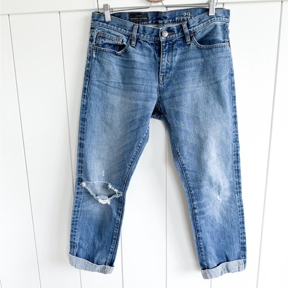 J Crew Broken-in Boyfriend Jeans - Picture 3 of 4